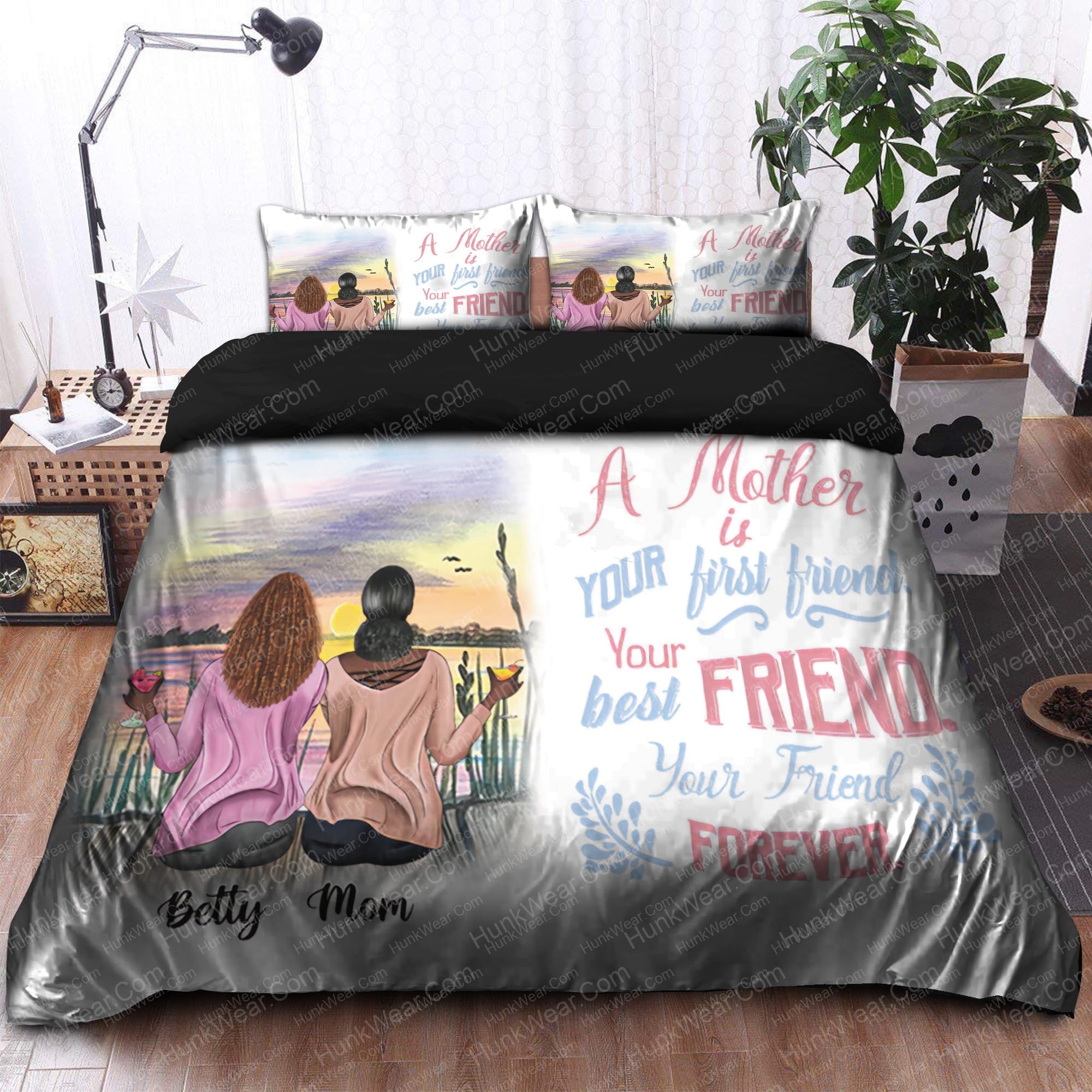 a mother is your first friend your best friend your forever friend bedding sets 2