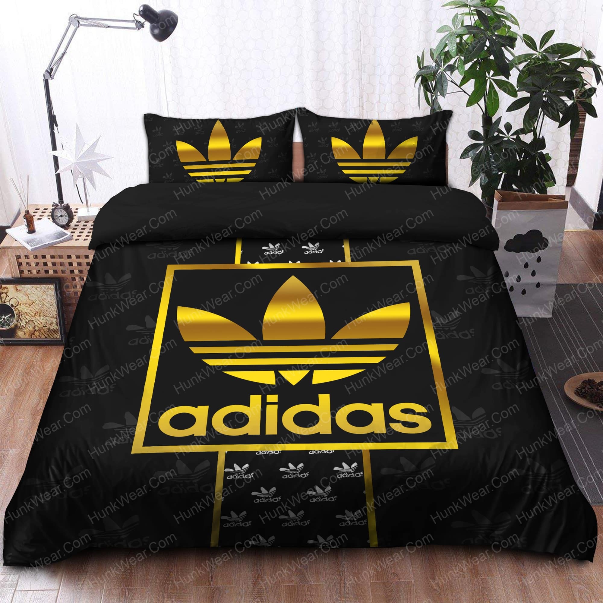 adidas gold logo bedding sets 5