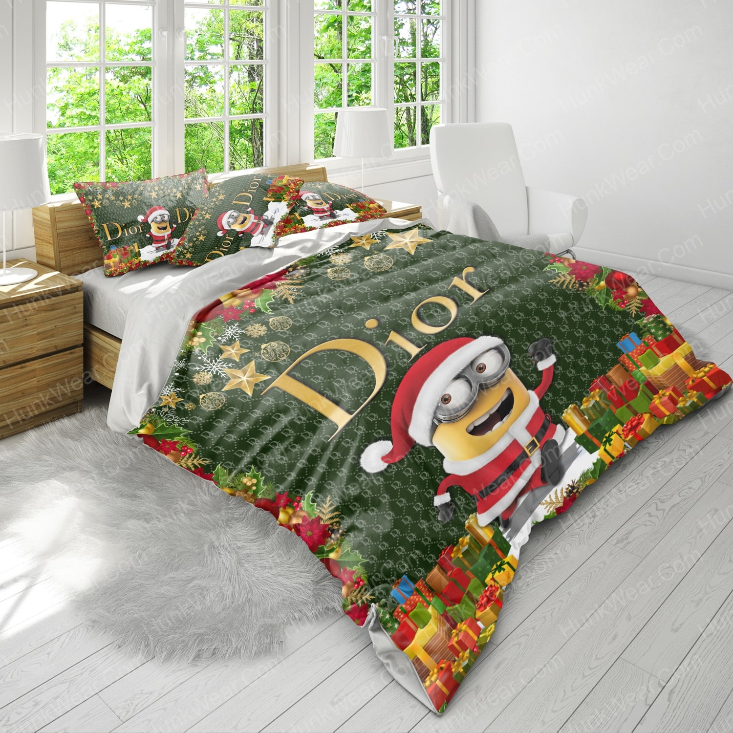 dior christmas minion bed sets bedding sets 2