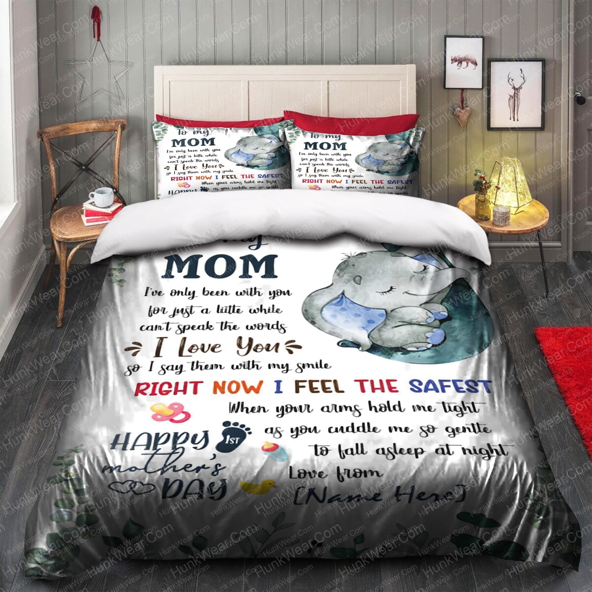 happy mothers day to my mom i love you bedding sets 1