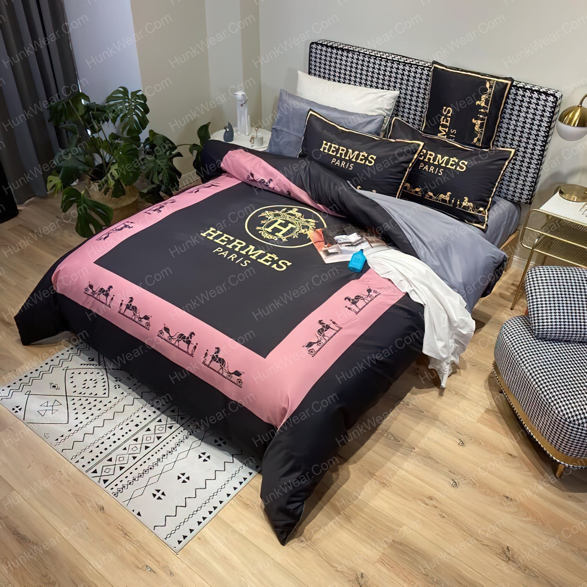 hermes paris luxury bedding sets 1