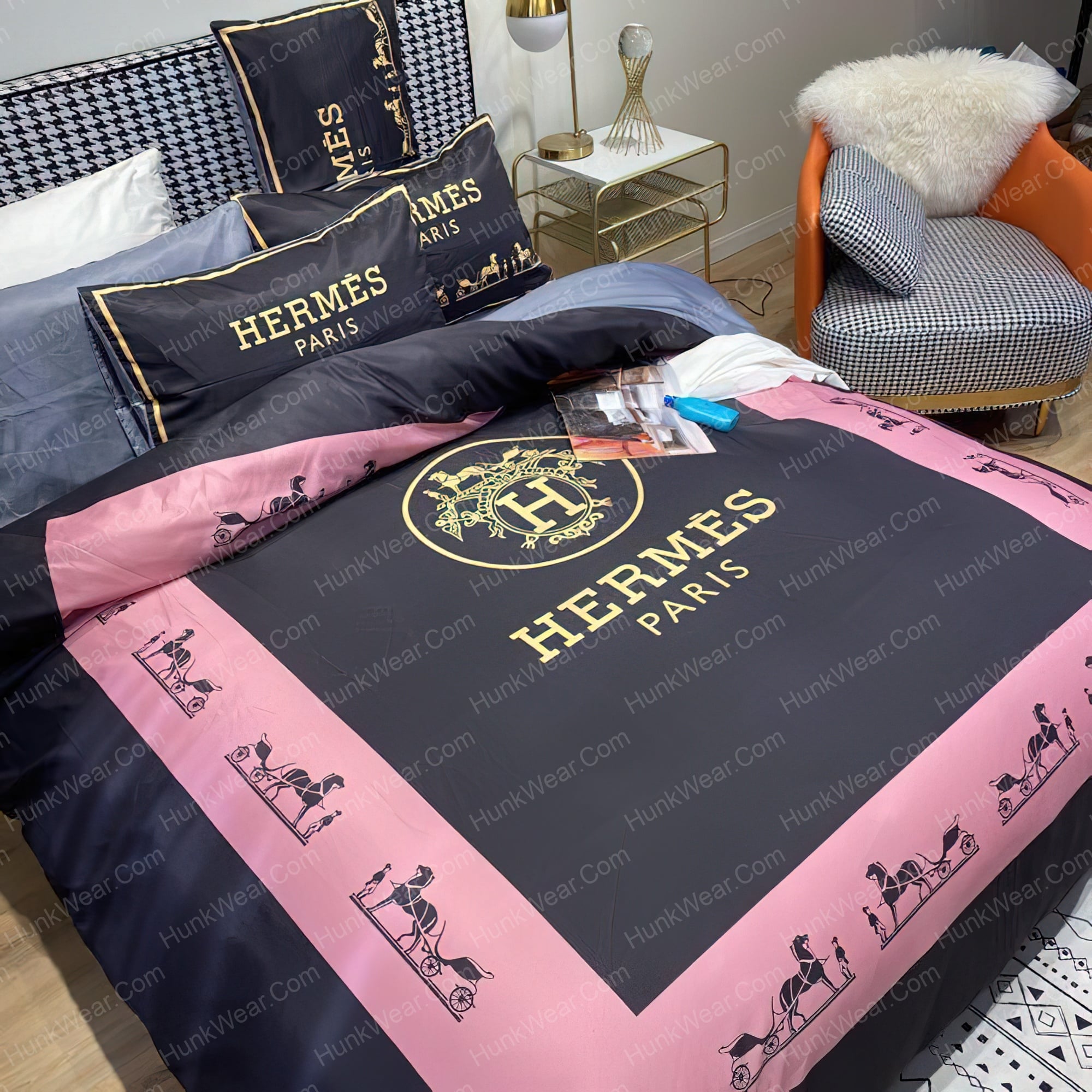 hermes paris luxury bedding sets 2