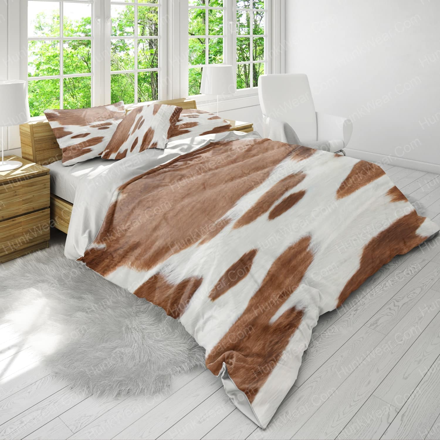 Cowprint Wonderland Bedding Set: Unleash Your Inner Cow Lover HunkWear.Com