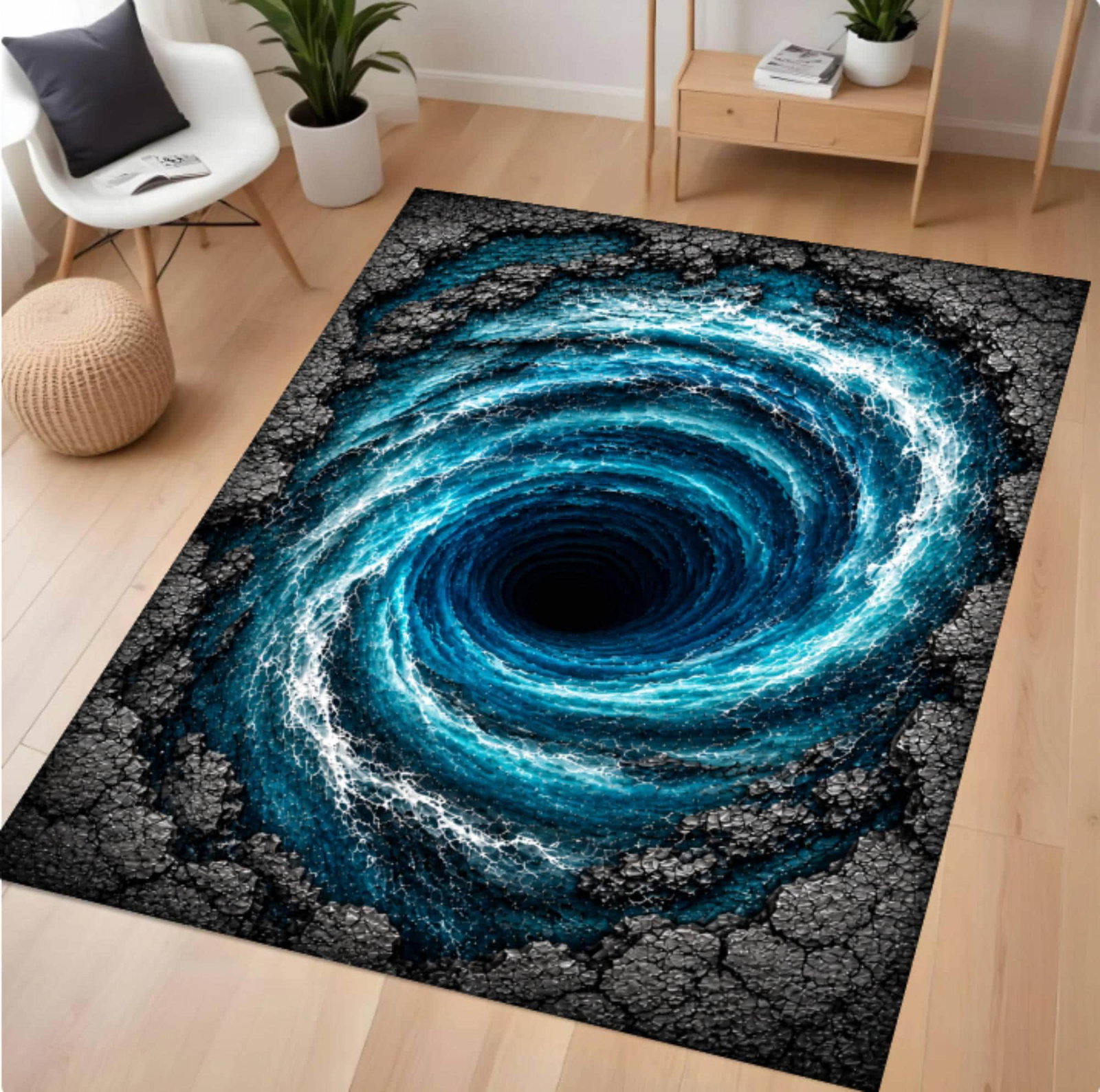 3D Ocean Whirlpool RugTVC1708377