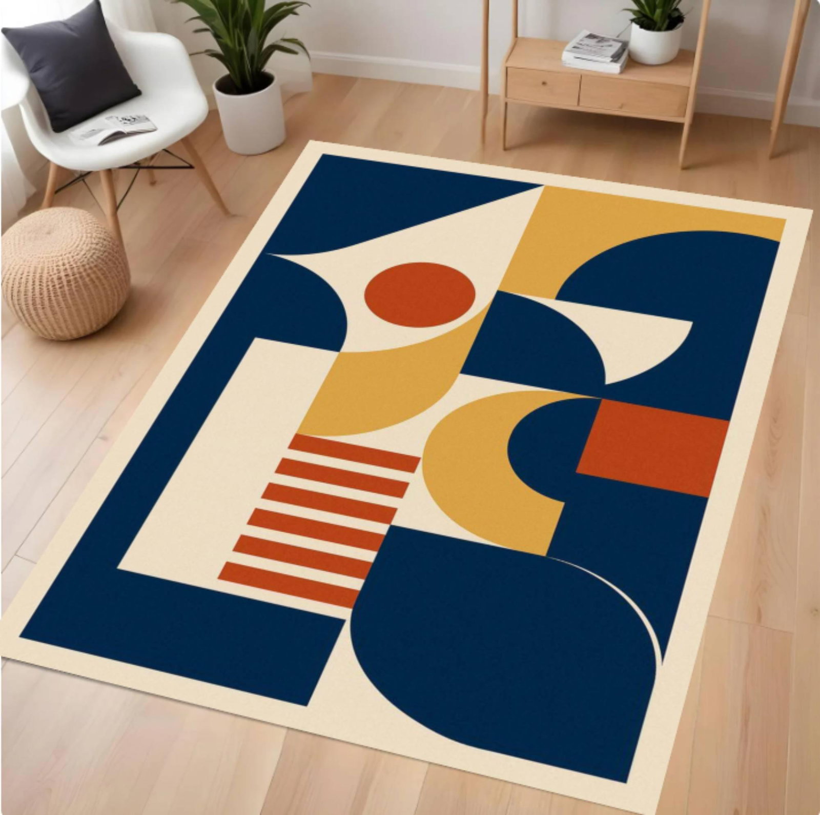 Abstract Geometric Rug Floor Rug Modern Art Home Decor FromTVC1708366