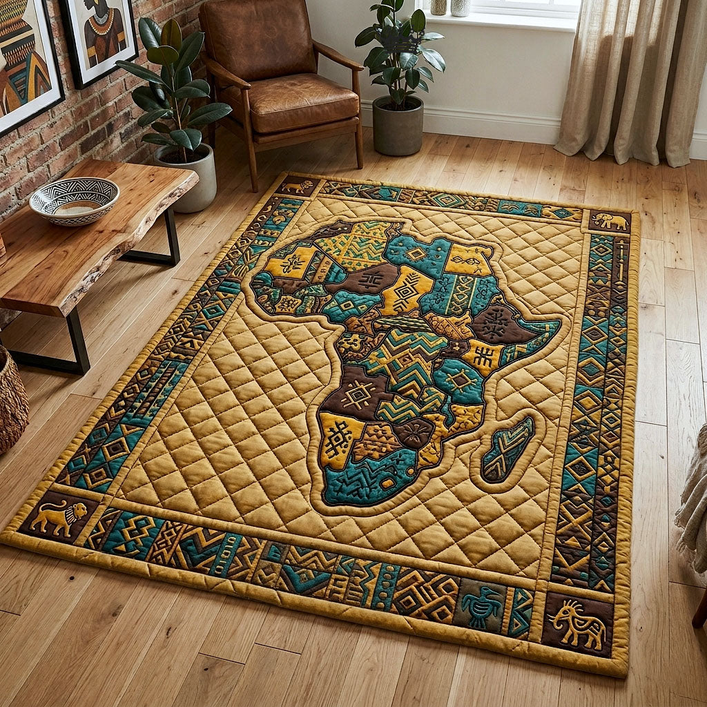 Africa Legacy Area Rug - Non-Slip Washable 3D Print Rug for Living Room & BedroomTVC210855