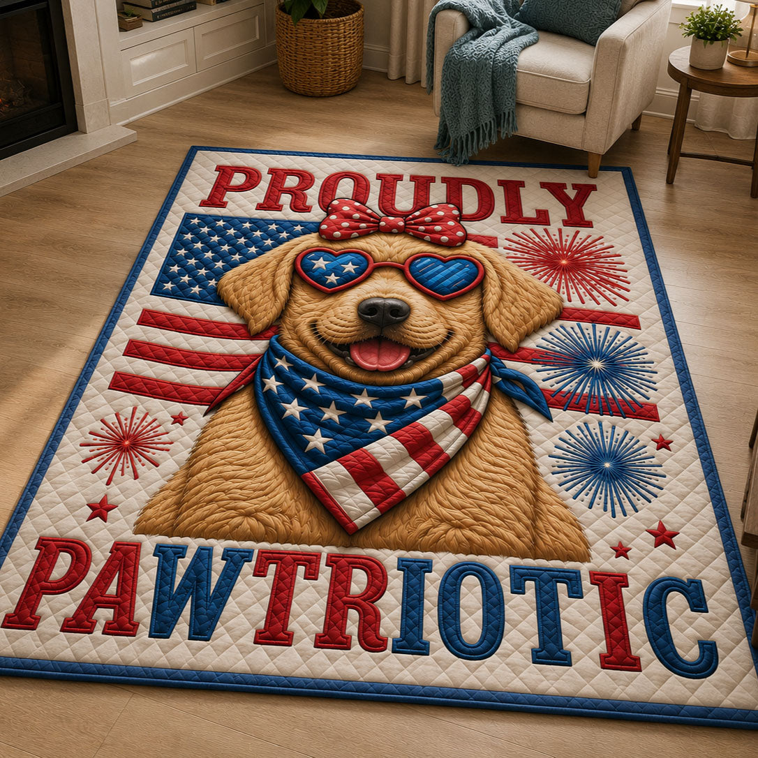 American Golden Retriever Area Rug - Non-Slip Washable 3D Print Rug for Living Room & BedroomTVC210867