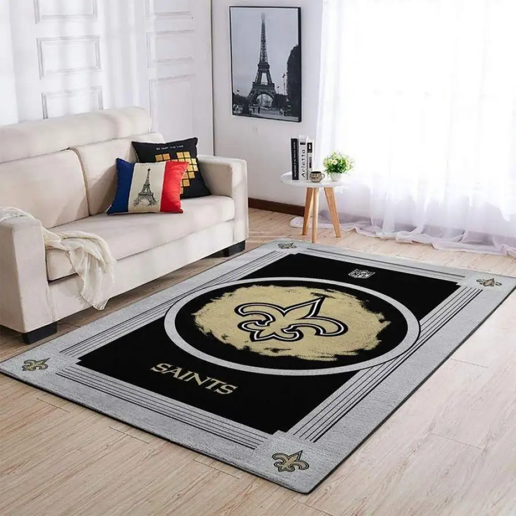 Anaheim Ducks Rug - NHL Hockey Helmet Area Fans Beige and Black