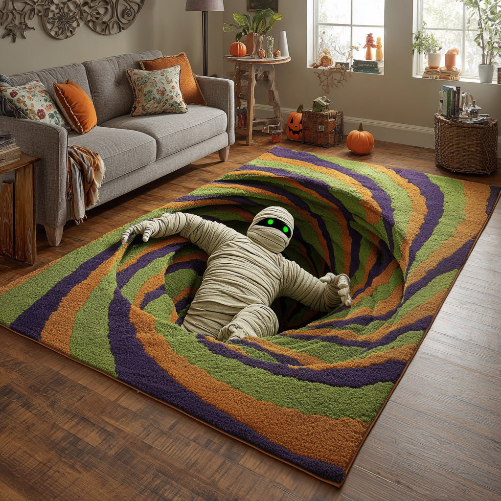 Ancient Echoes Area Rug - Non-Slip Washable 3D Print Rug for Living Room & BedroomTVC210854