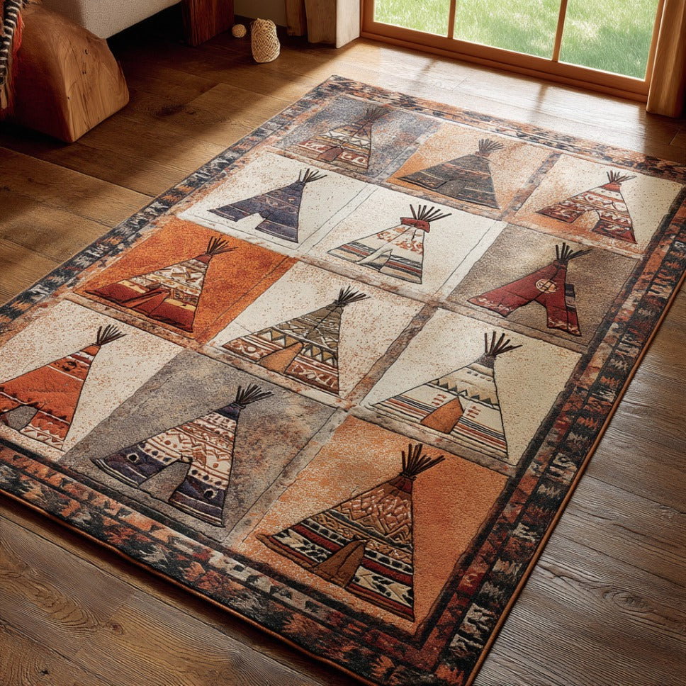Ancient Paths Area Rug - Non-Slip Washable 3D Print Rug for Living Room & BedroomTVC210854