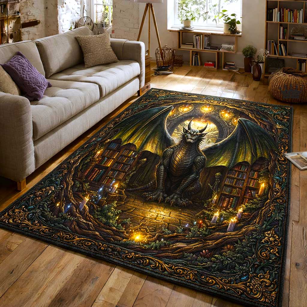 Arcane Portal Area Rug - Non-Slip Washable 3D Print Rug for Living Room & BedroomTVC210861
