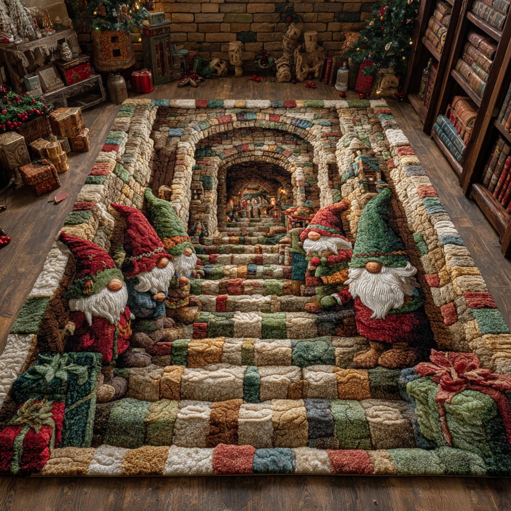 Archway Gnome Area Rug - Non-Slip Washable 3D Print Rug for Living Room & BedroomTVC210854