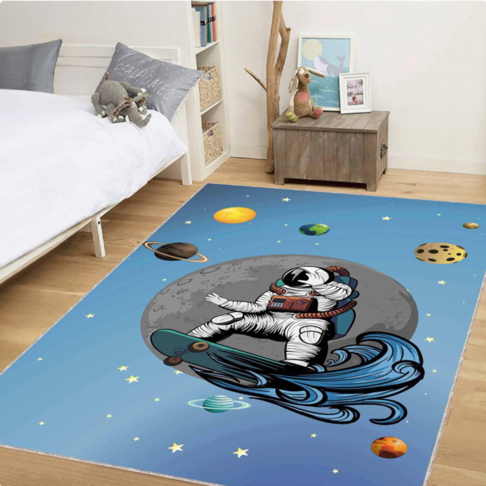Astronaut Skateboard in Space MatTVC1708385