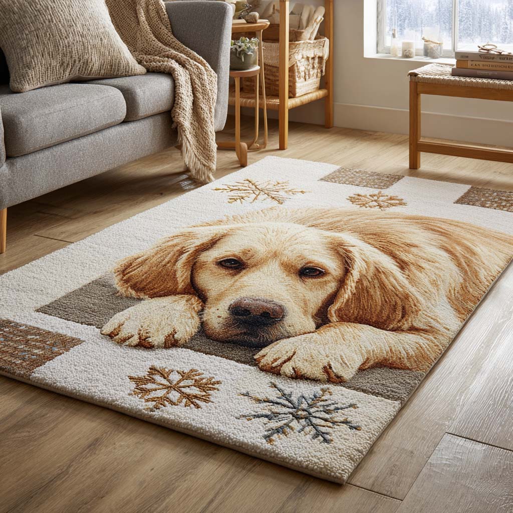 Autumn Golden Area Rug - Non-Slip Washable 3D Print Rug for Living Room & BedroomTVC210852