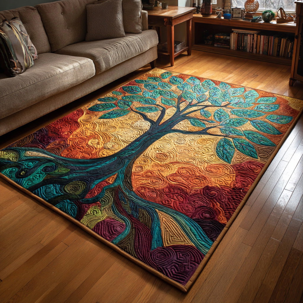 Autumn Roots Area Rug - Non-Slip Washable 3D Print Rug for Living Room & BedroomTVC210848
