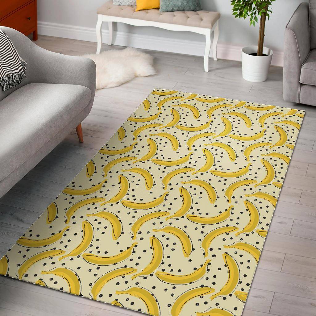 Banana Fruit Patterns Rug  Bed Room Rug Regtangle Carpet