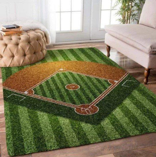 Baseball Area Rugs Living Room Carpet Christmas Gift Rug Carpet