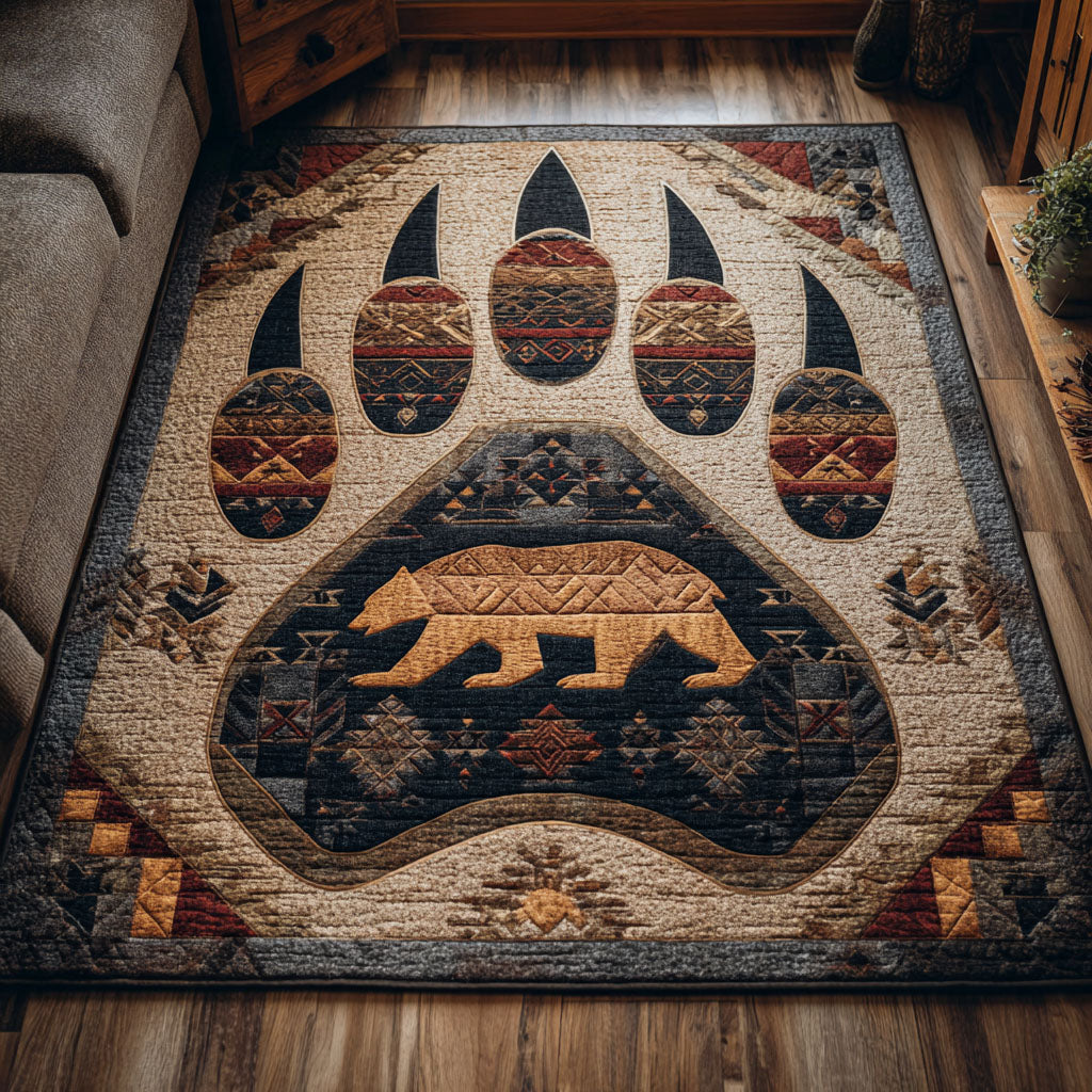 Bear Spirit Area Rug - Non-Slip Washable 3D Print Rug for Living Room & BedroomTVC2108143