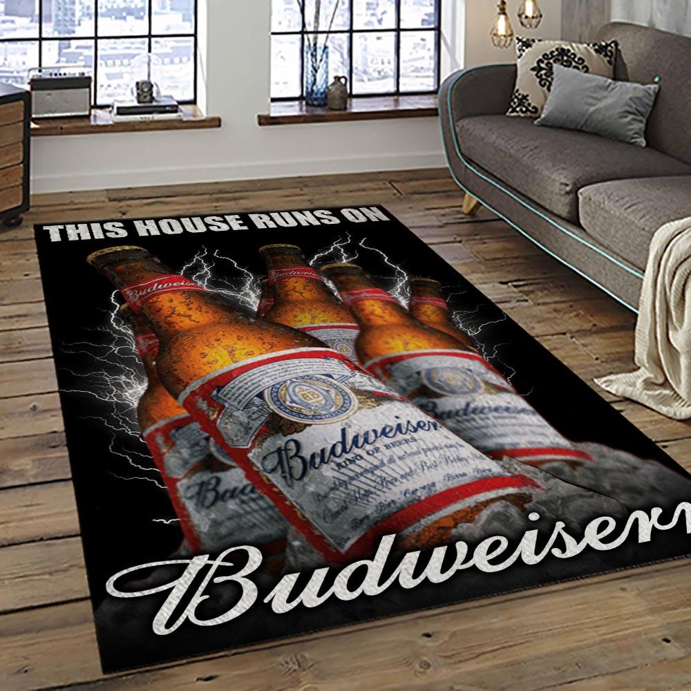 Budweiser American Style Beer Retangle Carpet Area Rug Home Decor Gift Best Present For Friends BW34
