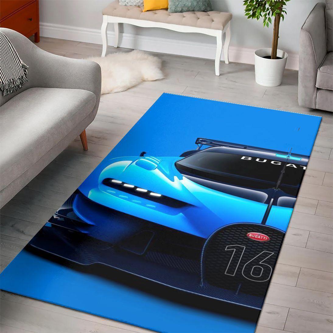 Bugatti Super Cars Fn210220 Area Rug Rug Regtangle Carpet Floor Decor Home