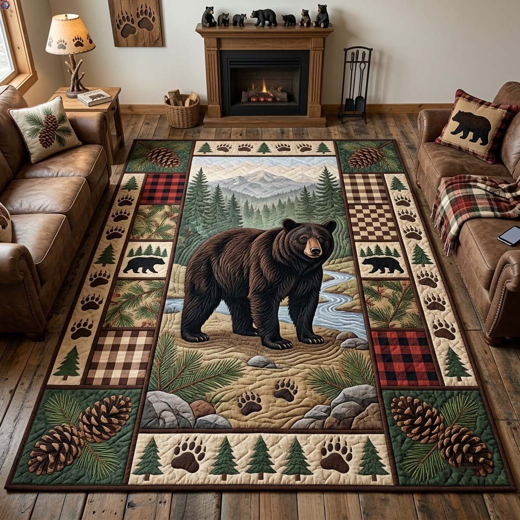 Call of the Wild Area Rug - Non-Slip Washable 3D Print Rug for Living Room & BedroomTVC2108894