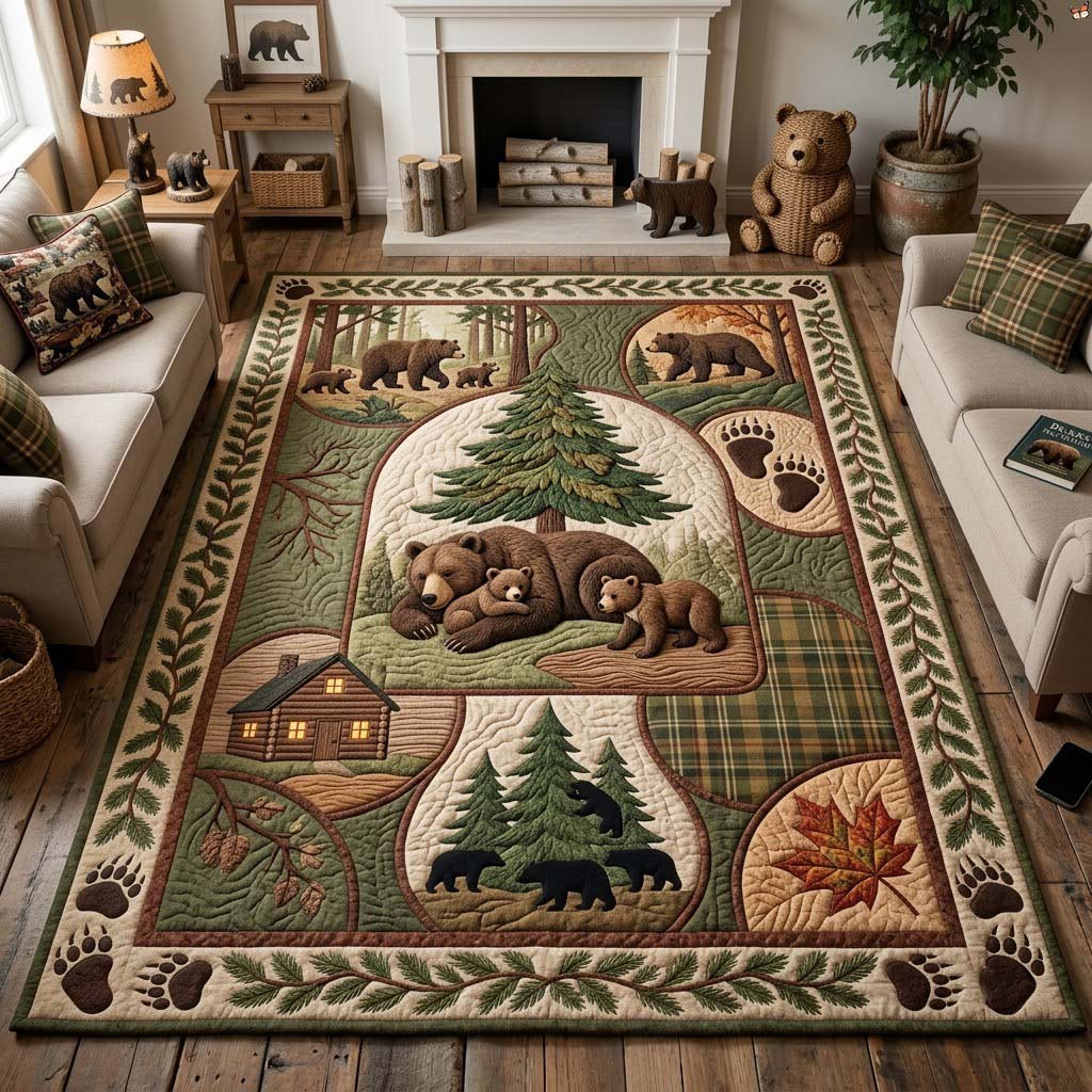 Call of the Wild Area Rug - Non-Slip Washable 3D Print Rug | Nature Area RugTVC2108894