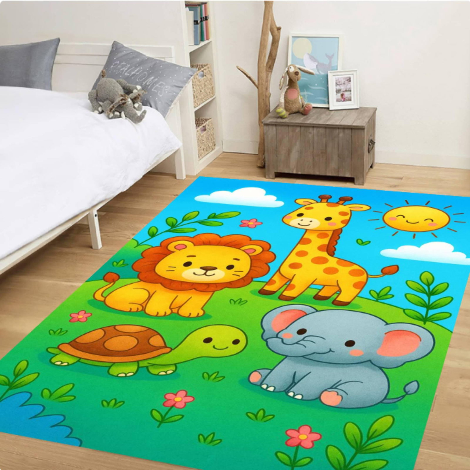 Cartoon Animal Print RugTVC1708392