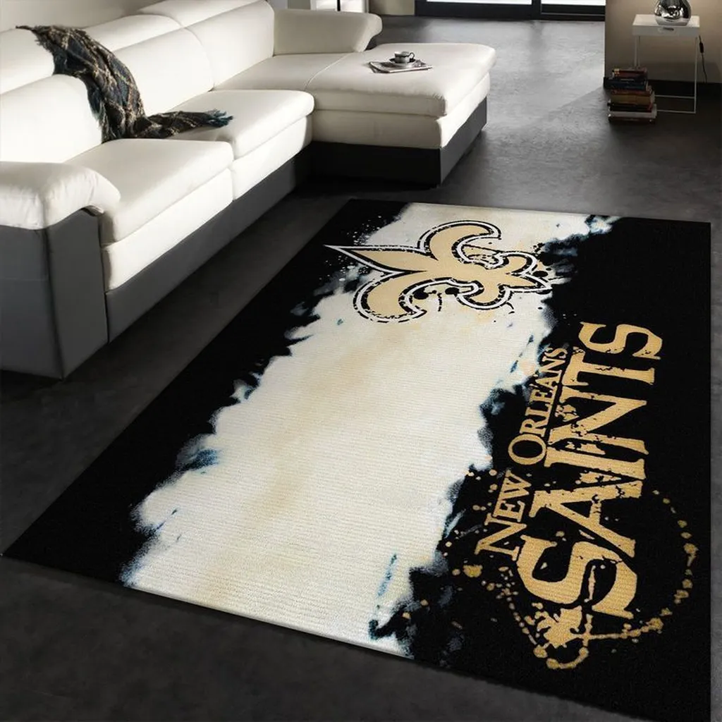 Cartoon Area Rug for Kids Living Room Decor Beige and Black