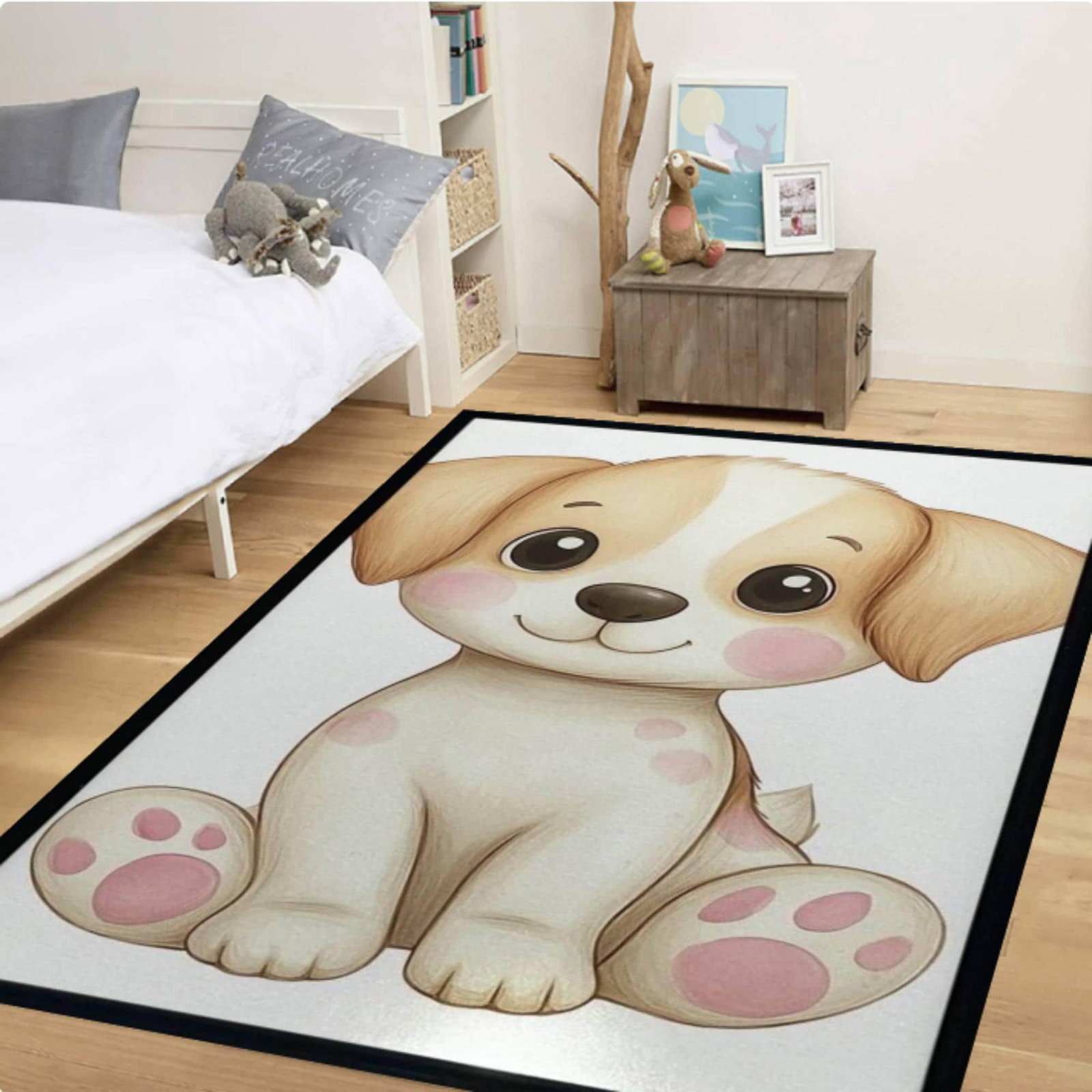 Cartoon Puppy Carpet - Kids Room RugsTVC1708390