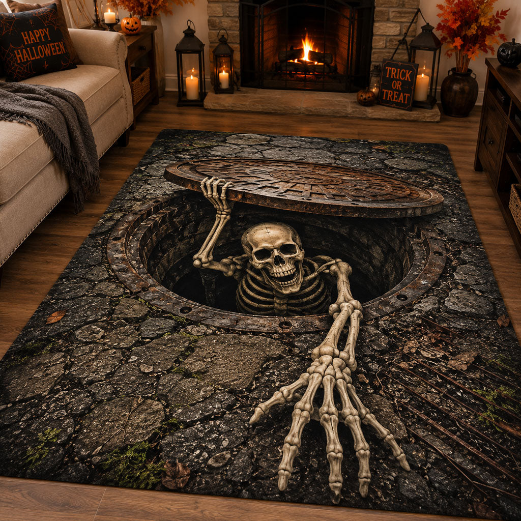Cemetery Awakening Area Rug - Non-Slip Washable 3D Print Rug for Living Room & BedroomTVC210850