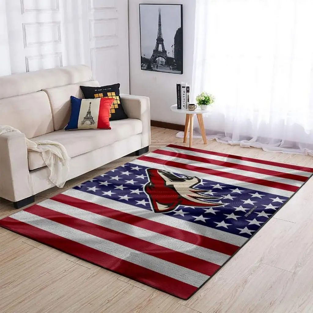 Chic Abstract Area Rug Modern Stylish Floor Carpet Black and Yellow