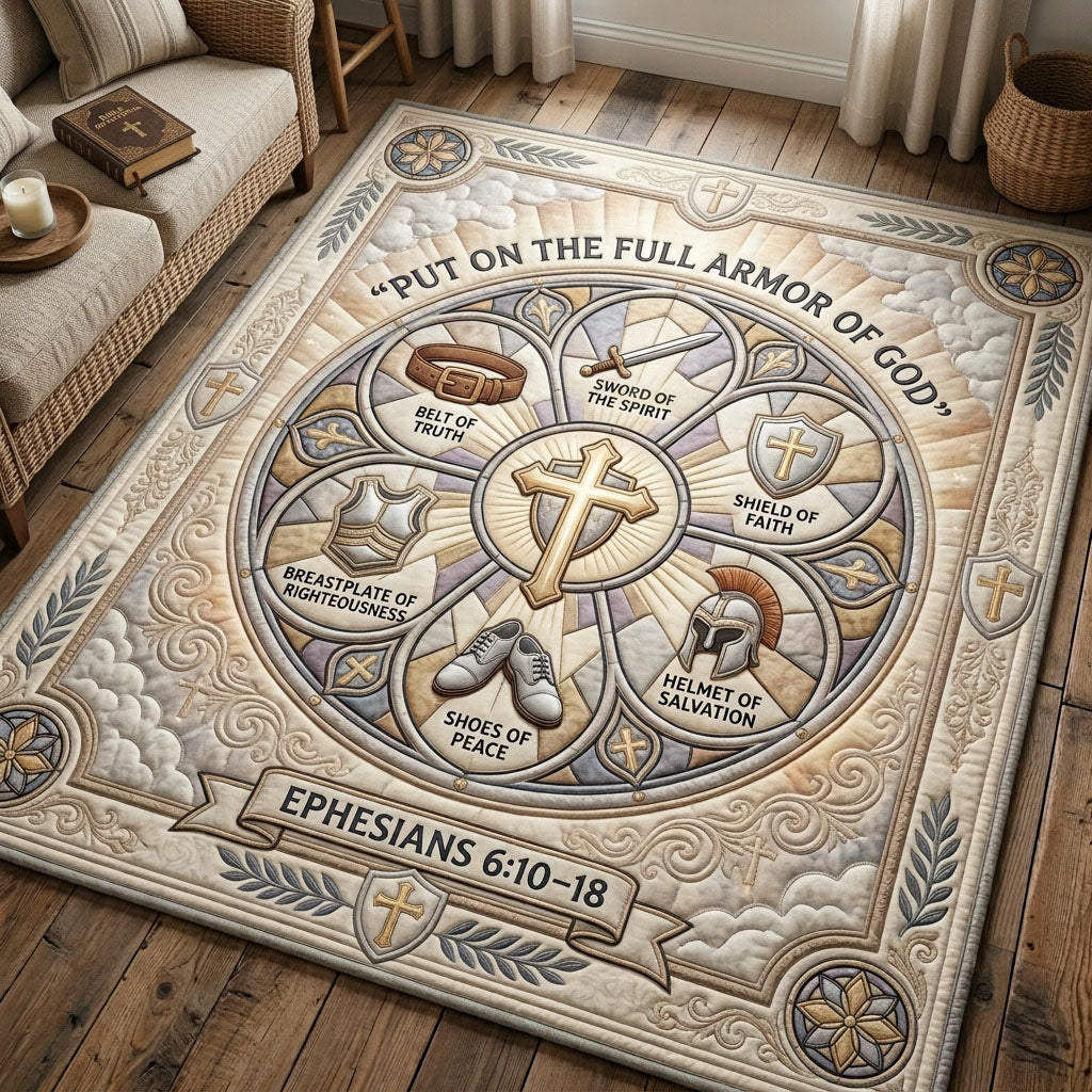 Cloud Sky Armor Circle Area Rug - Non-Slip Washable 3D Print Rug for Living Room & BedroomTVC210856