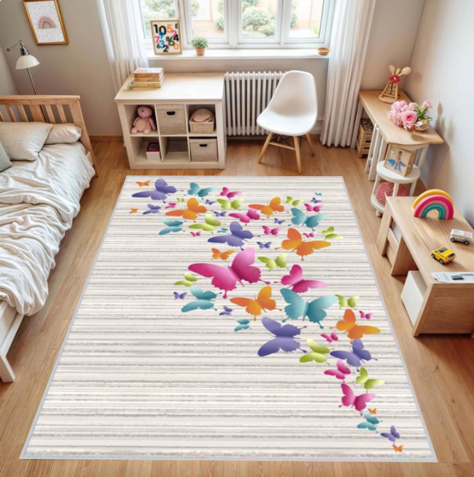 Colorful Butterfly Nursery MatTVC1708386