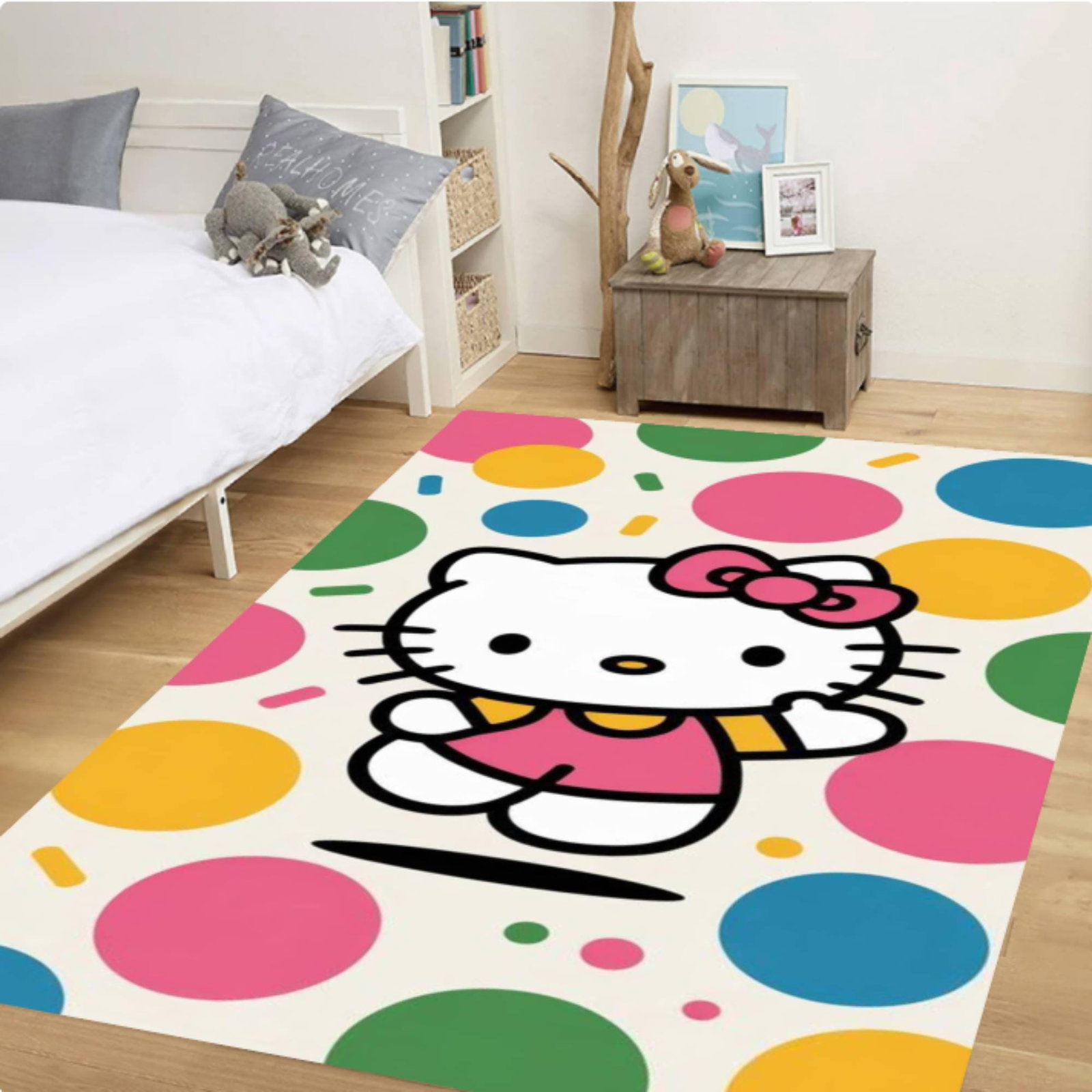 Colorful Kitty Cat RugTVC1708392
