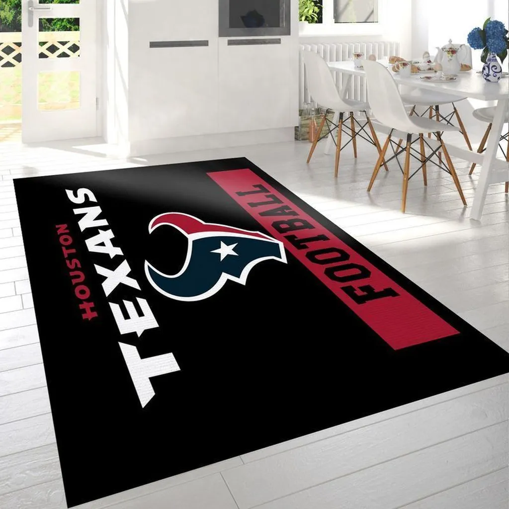 Comfortable Modern Area Rug Soft Stylish Floor Mat Black and Yellow