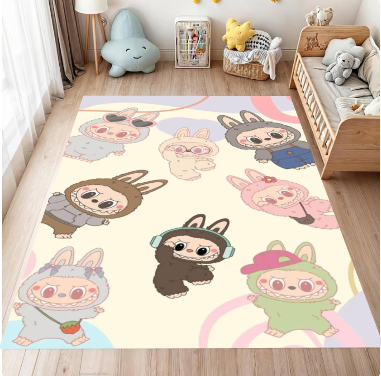 Cute Bunny Area RugTVC1708388