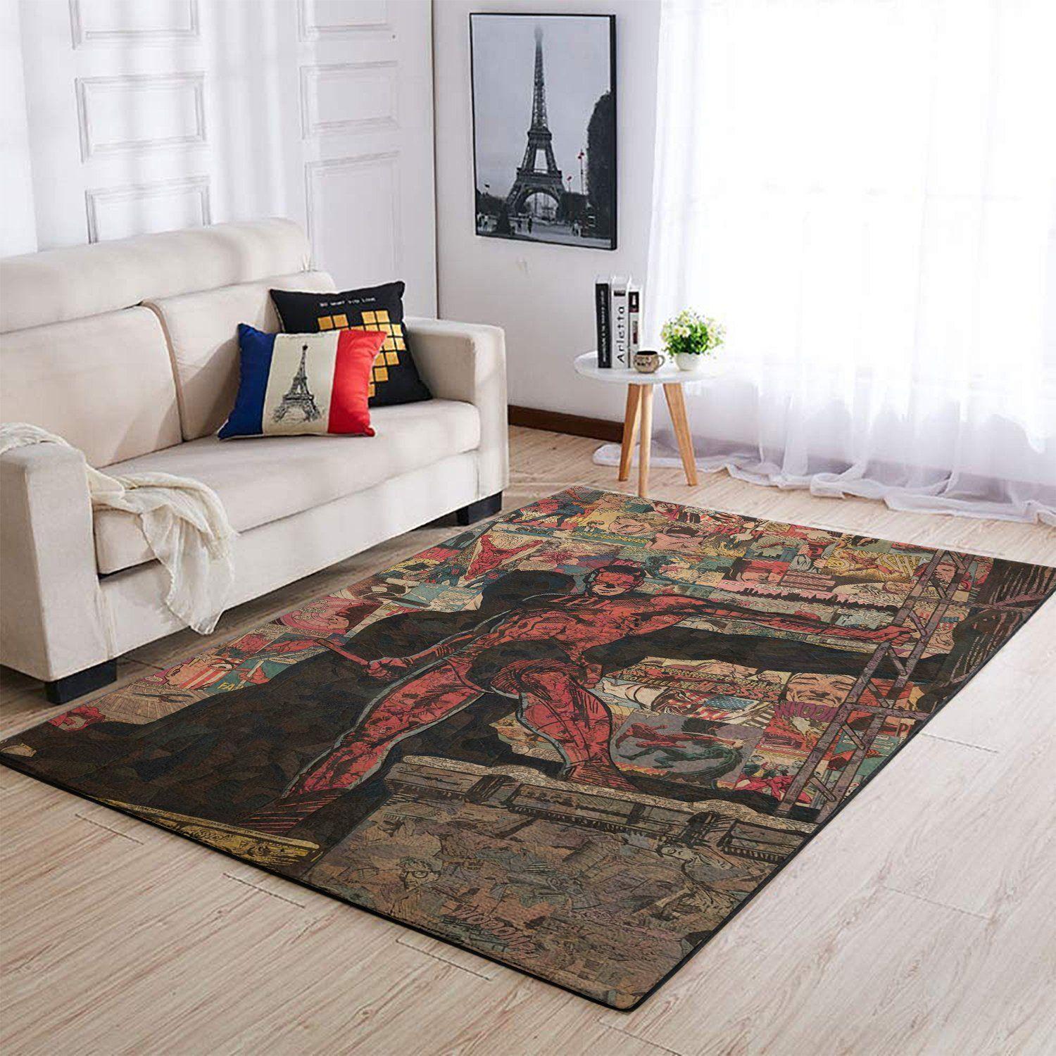 Daredevil Comic Area Rug Ofd Area Rug Living