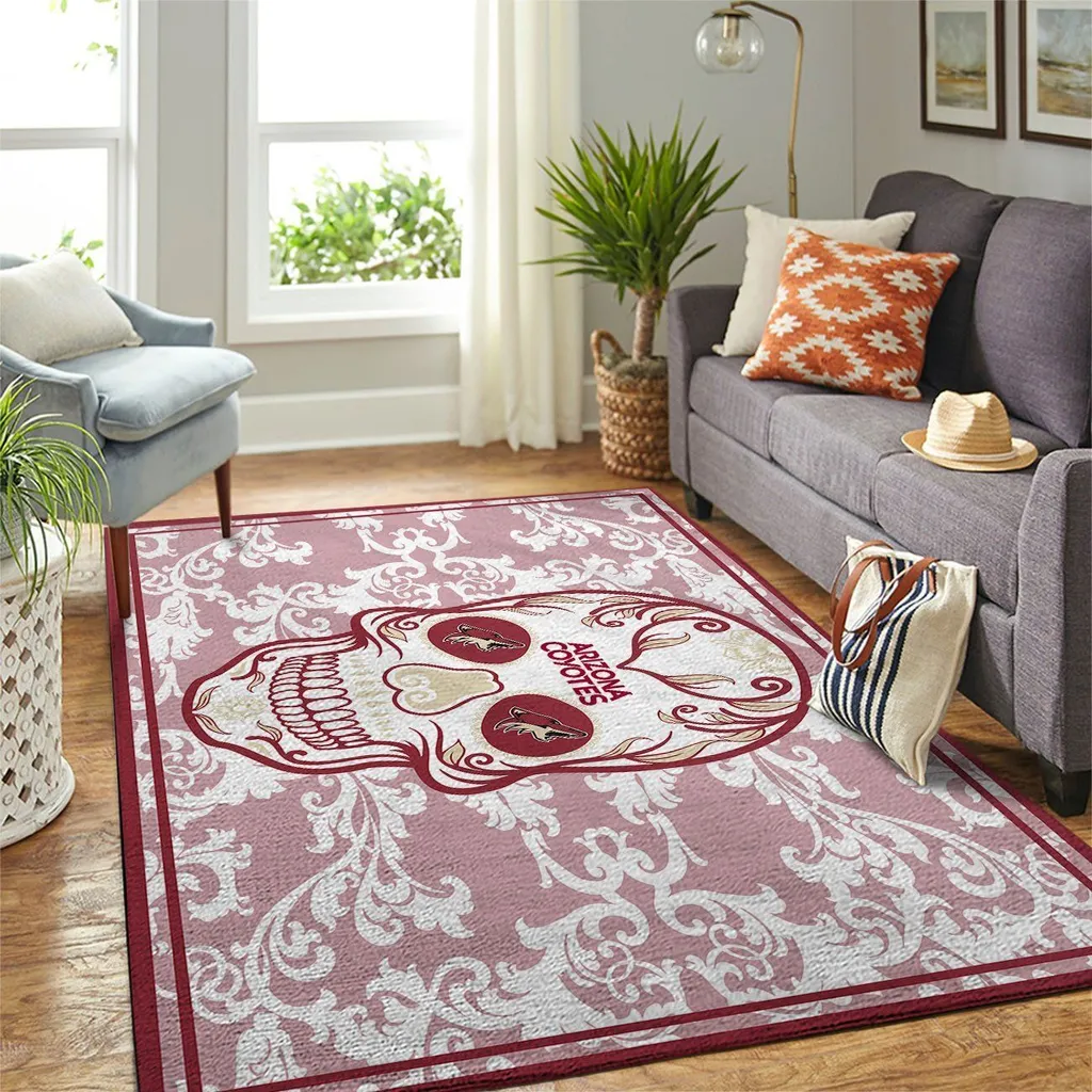 Decorative Area Rug for Living Room Floor Carpet Black and Yellow