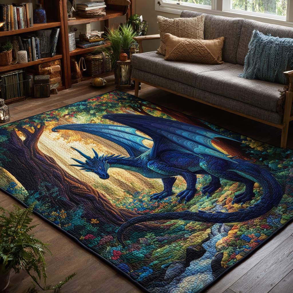 Dragon Realm Area Rug - Non-Slip Washable 3D Print Rug for Living Room & BedroomTVC2108131