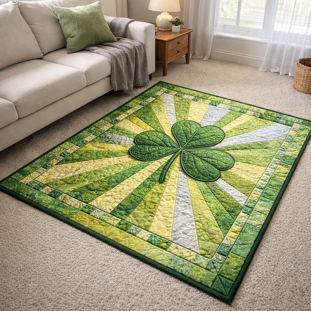 Emerald Fest Area Rug - Non-Slip Washable 3D Print Rug for Living Room & BedroomTVC2108162