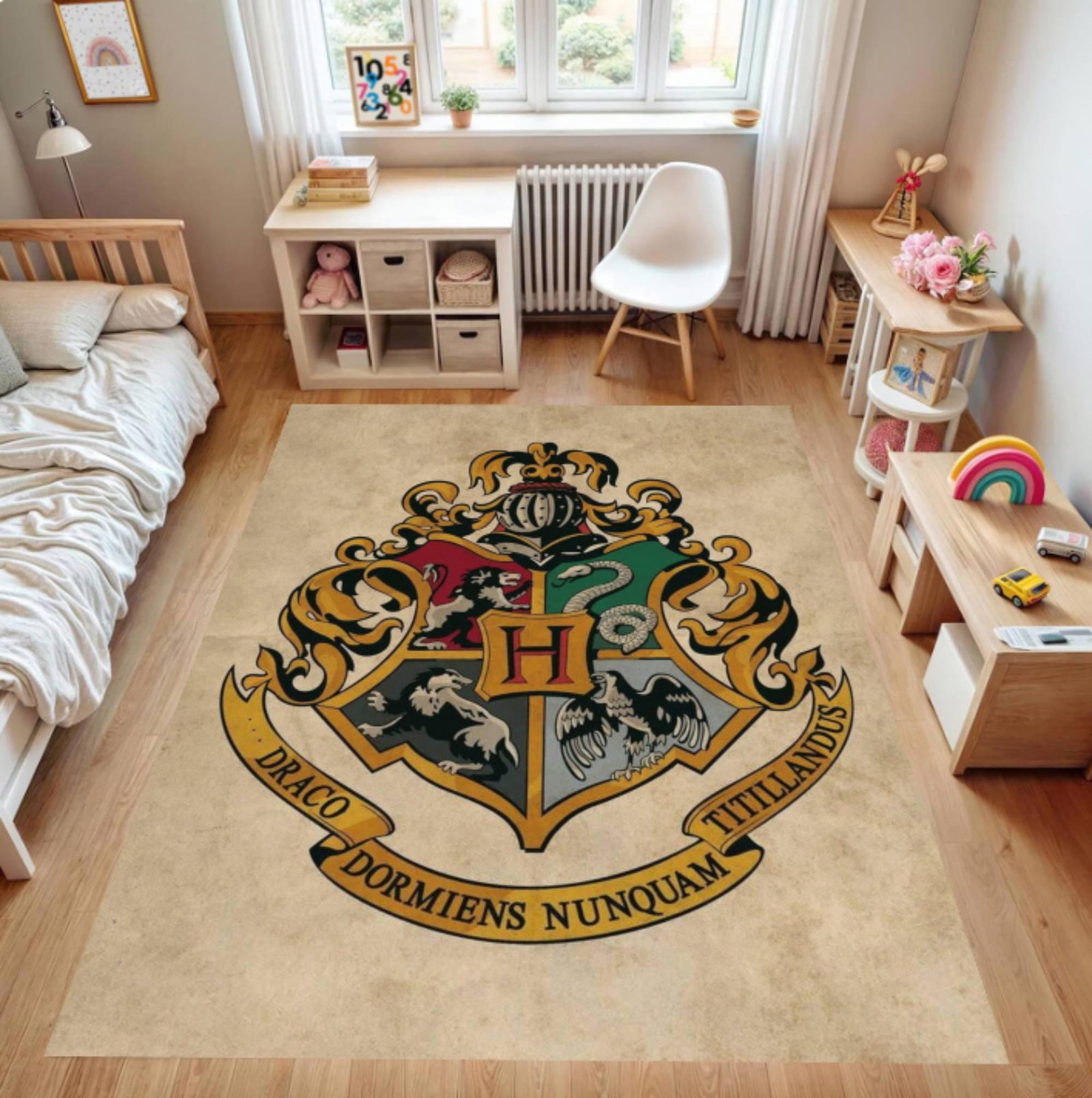 Fantasy Magic School Crest CarpetTVC1708387
