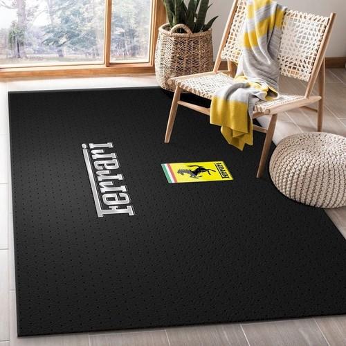 Ferrari Logo Area Rug Bathroom Home Decor Floor Decor Living Room Area Rug Home Decor
