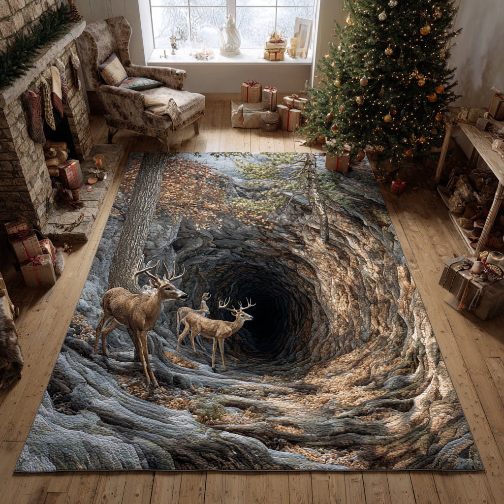 Forest Guardian Area Rug - Non-Slip Washable 3D Print Rug for Living Room & BedroomTVC2108215