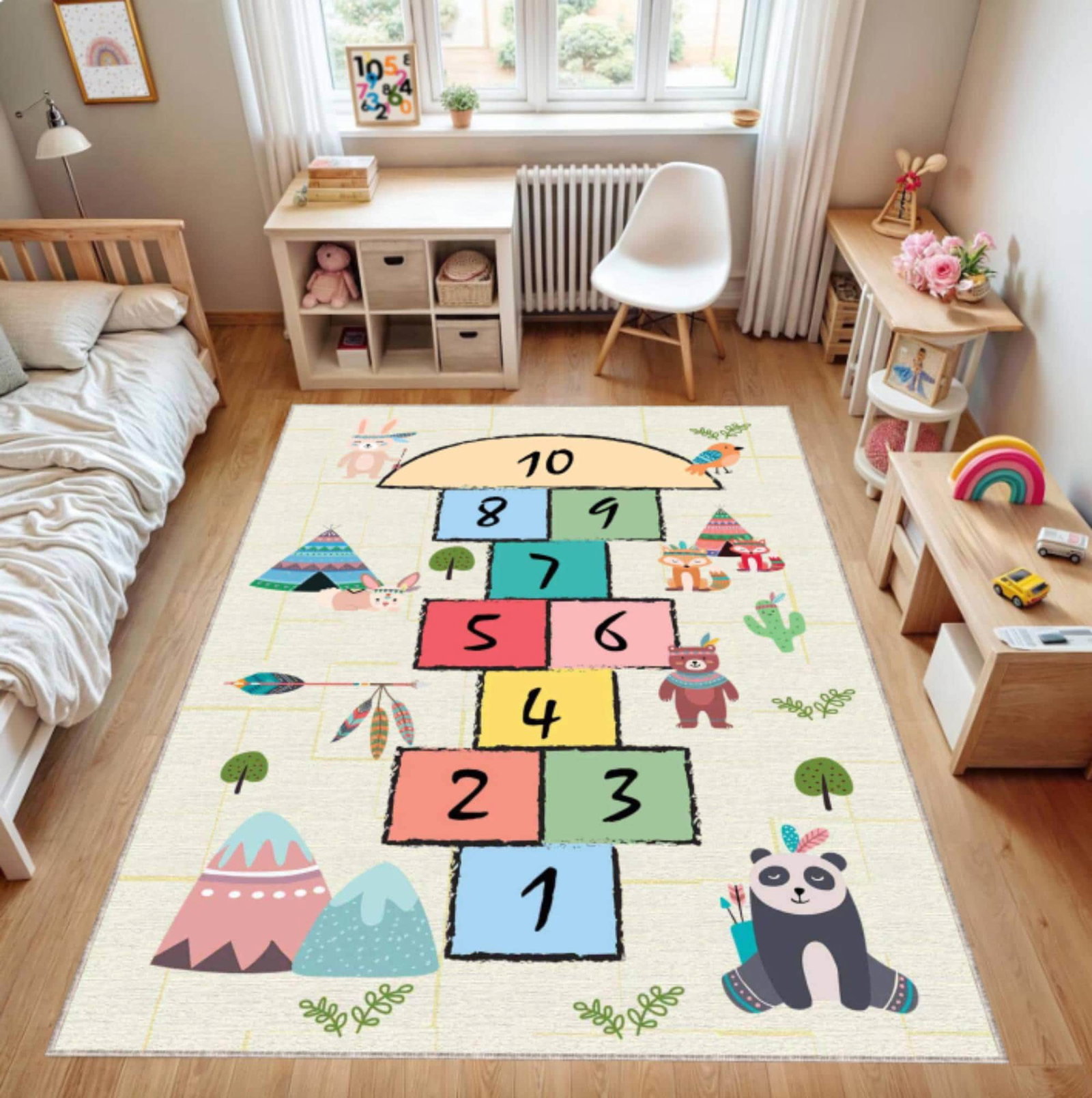 Forest Themed Hopscotch Game MatTVC1708380