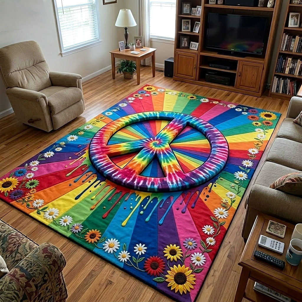 Free Spirit Area Rug - Non-Slip Washable 3D Print Rug for Living Room & Bedroom (DesignTVC2108202