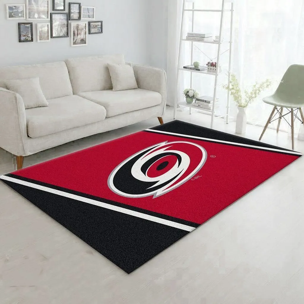 Geometric Area Carpet Modern Elegant Floor Rug Black and Yellow