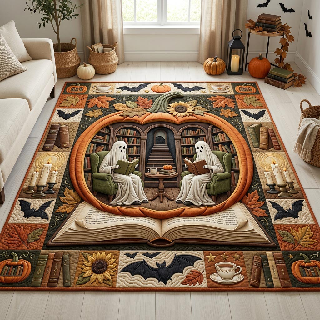 Ghost Armchair Story Nook Area Rug - Non-Slip Washable 3D Print Rug for Living Room & BedroomTVC210862