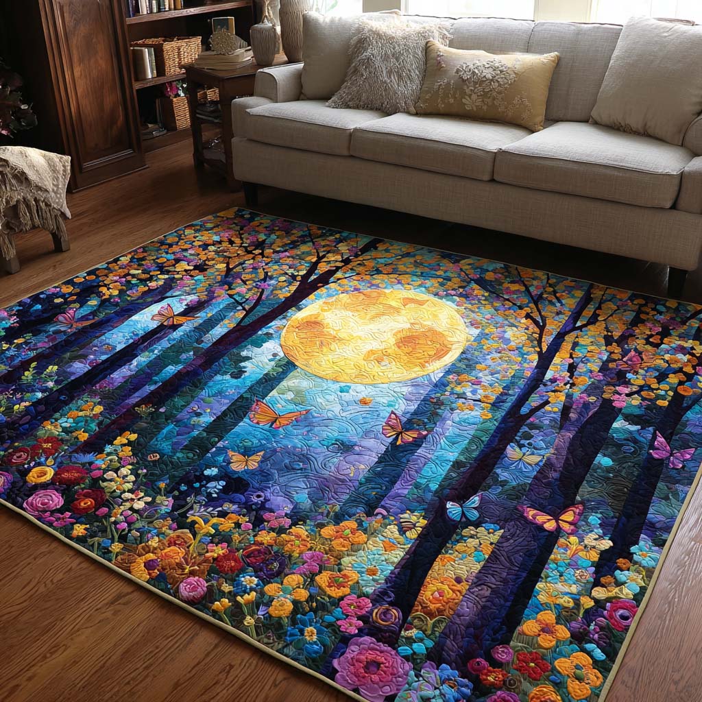 Golden Woods Area Rug - Non-Slip Washable 3D Print Rug for Living Room & BedroomTVC2108129
