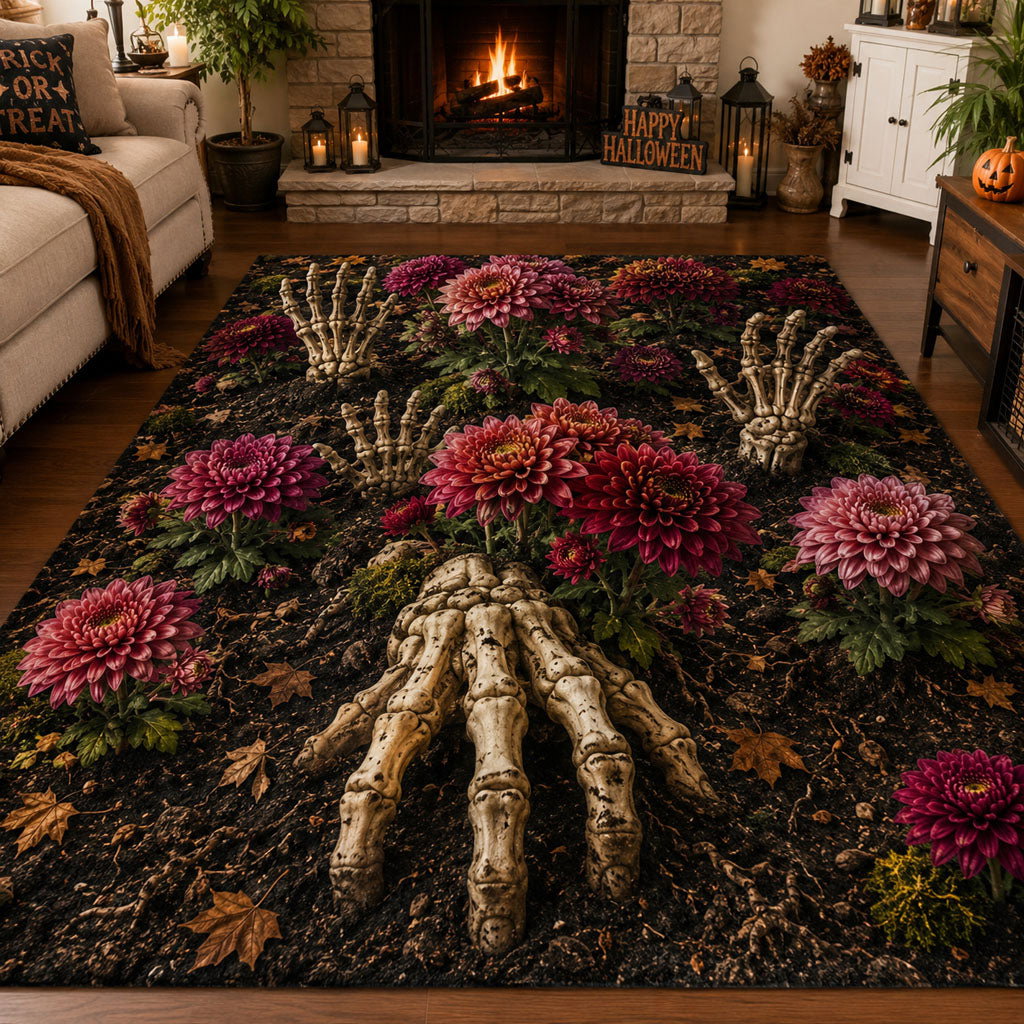 Graveyard Ambush Area Rug - Non-Slip Washable 3D Print Rug for Living Room & BedroomTVC210850