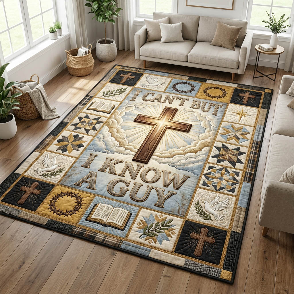 I Can't But I Know A Guy Area Rug - Non-Slip Washable 3D Print Rug for Living Room & BedroomTVC2108146